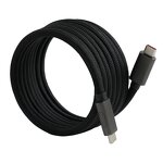 USB4 Magnetic Braided Cable Manufacturer - 40G 240W 5A Type-c Coaxial for Thunderbolt4 8K Video Full-function Double-headed