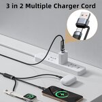 5 in 1 USB Charging Cable Set Manufacturer - Magnetic Wireless for Watch Charger Type-C Micro USB IP 2025 New