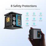 105W Charging Station Manufacturer - 6 in 1 Power Combo with 15W Wireless for Phone 5W for Earbuds 4 Ports USB C USB A