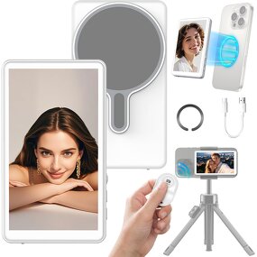 Magnetic Wireless Back Camera Monitor Manufacturer - with Remote Control for Selfie Vlog Live Stream Compatible All Phones