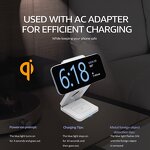 15W Qi Magnetic Wireless Phone Charger Manufacturer - OEM 3 in 1 Foldable Multi Phone Charging Station Portable Fast