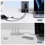 85W GaN Charging Station Manufacturer - Retractable USB-C Cable Power Combo Strip PD 65W Fast for Laptops & Multiple Devices