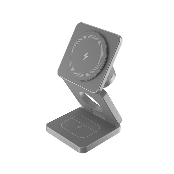 15W Folding Wireless Charging Station Manufacturer - OEM Qi 3 in 1 Portable Travel Charger for Phone Watch Earbuds