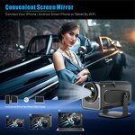 HY320 Mini Video LCD Projector Manufacturer - 1080p Home Theater Android 11 Smart Video Game Business Hot Sale