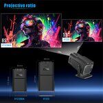 HY320 Mini Portable Projector Manufacturer - Smart Home WiFi Wireless Projection BT5.0 LED Game 4K 720P HD Smart TV Box