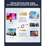 USB4 Magnetic Braided Cable Manufacturer - 40G 240W 5A Type-c Coaxial for Thunderbolt4 8K Video Full-function Double-headed