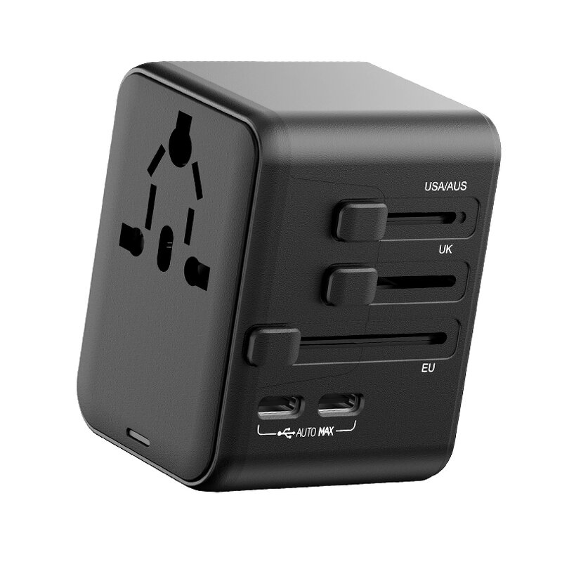 Universal Type C USB Fast Charging Adapter Manufacturer - Travel Wall Charger with EU UK AU US Plug for iPhone Portable