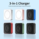 Metal Magnetic Wireless Power Bank Manufacturer - 5000mAh 20W Fast Charging External Battery for iPhone Airpods Watch