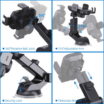 15W Fast Wireless Car Charger Manufacturer - with Auto Clamping Magnetic Phone Mount Holder for iPhone & Galaxy