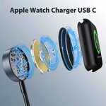 Type C 3 in 1 Charging Cable Manufacturer - Wireless Charger Watch Cable for IOS Flexible USB Data Transfer Wholesale