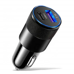 Type C Car Charger Manufacturer - 3.1A 30W USB QC 3.0 PD Fast Charging for Samsung iPhone Huawei