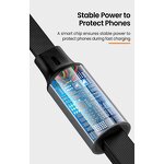 100W Fast Charging Aluminum Cable Manufacturer - 1-to-3 Retractable 2*Type C+Micro-USB Supported Data Transfer for Phones