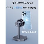 TEC Cooling 3 in 1 Wireless Charger Station Manufacturer - Magnetic Qi22 25W with Adjustable Head for iPhone Watch AirPods