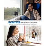 Magnetic Phone Holder for Car Manufacturer - Suction Cup 360° Adjustable Vacuum Mount for Gym Mirror Smooth Surface