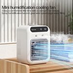 2025 NEW Mini Personal Air Conditioner Fan Manufacturer - 2 Modes Rechargeable Quiet Wide-angle Air Supply Ultralight for Home Office Camping