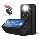 50000mAh Solar Power Bank Manufacturer - Wireless Fast Charging QC2.2 15W Portable LED Display for Outdoor Camping Travel Hiking