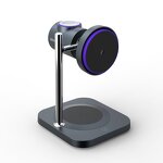 Qi22 25W Wireless Desktop Charger Manufacturer - 3 in 1 Wireless Charging Station for Phone