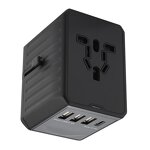 Smart Universal Travel Adapter Manufacturer - International Plug Adaptor Wall USB Type-C PD 2000W OTP OCP for USA EU UK AU