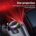 5 in 1 Car Charger Manufacturer - USB C PD Super Fast Charging with Aromatherapy Spray Starry Top Starlight Retractable