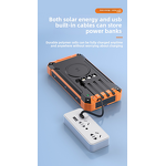 10000mAh Solar Phone Charger Manufacturer - Portable Power Bank for Outdoor Activities 2025 Upgrade