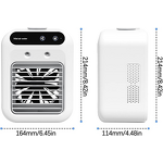 2025 NEW Mini Personal Air Conditioner Fan Manufacturer - 2 Modes Rechargeable Quiet Wide-angle Air Supply Ultralight for Home Office Camping