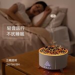 Creative Flame Diffuser Manufacturer - New White Noise Volcano Lava Humidifier Desktop Simulation Jellyfish Smoke Ring Speaker