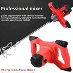 Electric Industrial Paint Mixer Manufacturer - High-power for Paint Putty Powder Concrete Cement Self-massaging Meat Filling