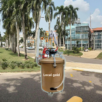 Paint Spraying Machine Manufacturer - Promotional Water Discharge for Marble Latex with Colorful Paint Lower Bucket 15L