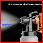 Electric Paint Spray Gun Manufacturer - Newest Selling Household DIY Power Machine for Industrial Latex Paint Battery