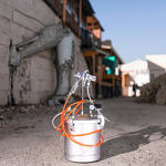 Paint Spraying Machine Manufacturer - Promotional Water Discharge for Marble Latex with Colorful Paint Lower Bucket 15L