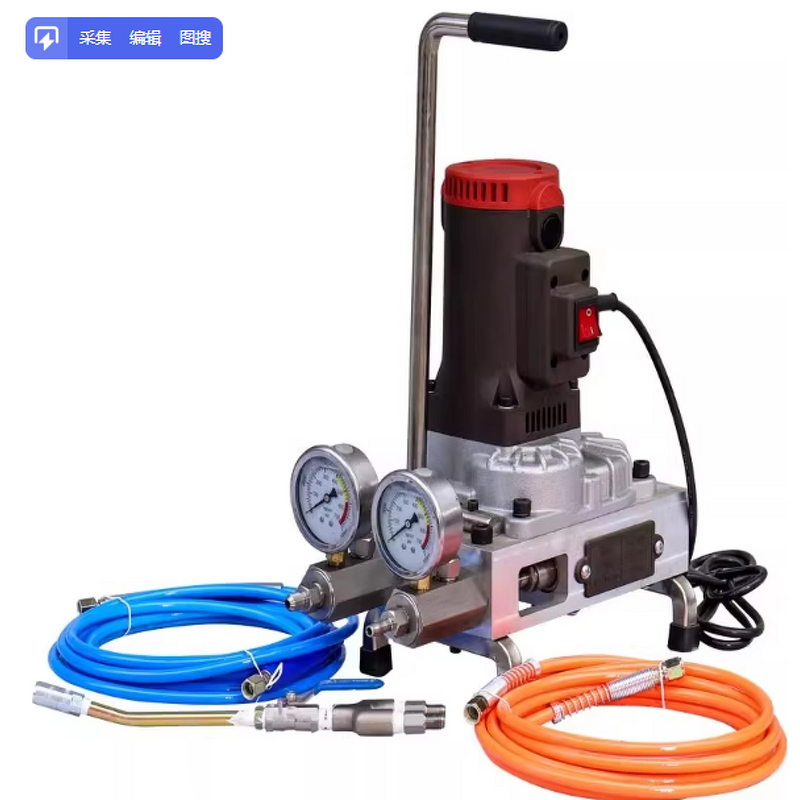 Electric Grouting Machine Manufacturer - High-Pressure Industrial DIY for Water Curing Waterproof Coating 220V Brushed