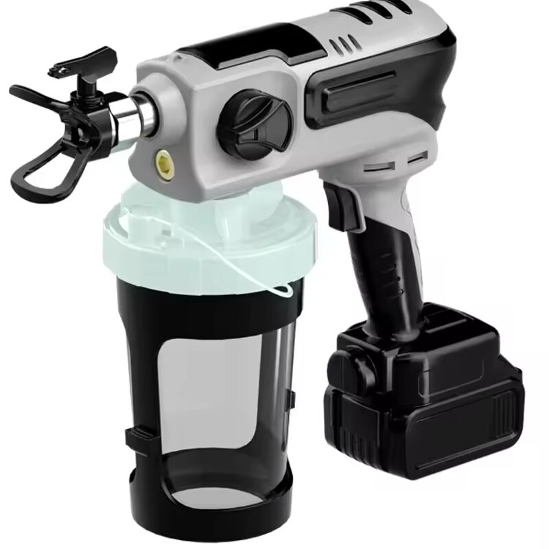 Airless Spray Gun Manufacturer - 21V Lithium Battery Brushless Motor Cup Capacity DIY Grade Customizable