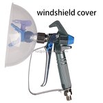 Spray Gun Nozzle Windshield Manufacturer - High-Pressure Electric Airless Splash Guard Cover for Painting Latex Coating