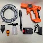 High-Pressure Water Gun Manufacturer - 21V Wireless DIY Household Cleaning Machine for Car Washing Lithium Battery Booster