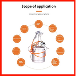 Water-in-Water Sand Sprayer Machine Manufacturer - Latest Hot Sale Aluminium Colorful Paint with Nozzle Bucket Pressure