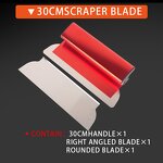 Wall Putty Scraper Tool Manufacturer - Fashion DIY Stainless Steel Spatula and Knife for Plaster Cement Construction
