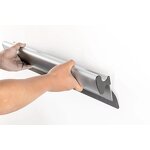 Putty Knife Manufacturer - Industrial Grade Silvery Aluminum Alloy Handle with Telescopic Pole for Wall Finishing Leveling