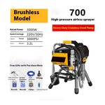 Plunger spraying machine