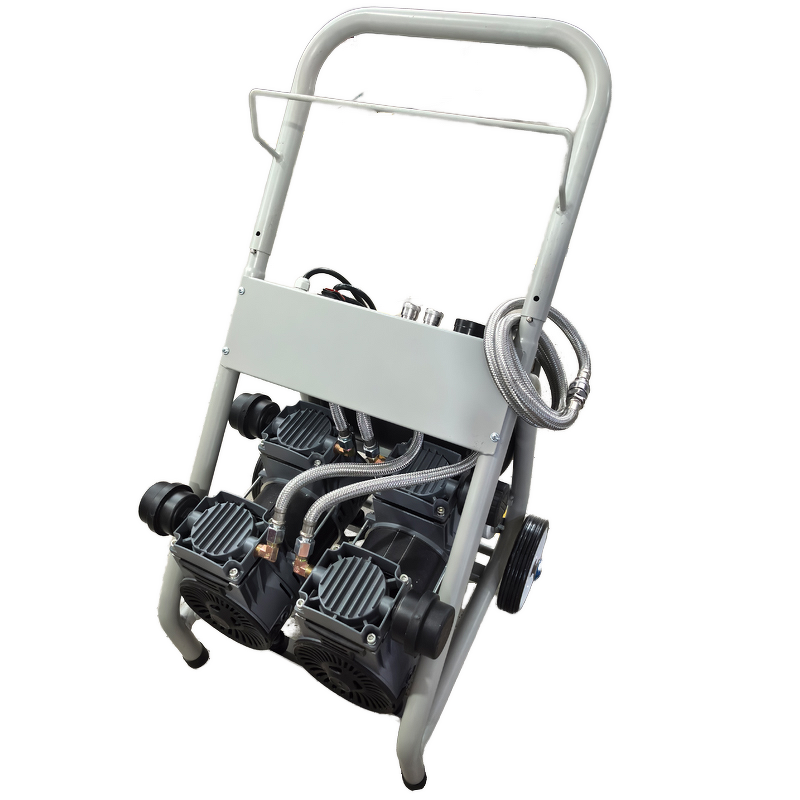 Oil-Free Air Pump Manufacturer - Industrial Grade Small High-Pressure Silent for Real Stone Paint Spraying DIY