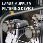 Air Pump Manufacturer - High-Pressure Silent Oil-Free 220V Industrial for Real Stone Paint Spraying DIY