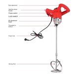 Electric Industrial Paint Mixer Manufacturer - High-power for Paint Putty Powder Concrete Cement Self-massaging Meat Filling