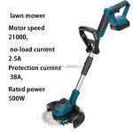 Electric Lawn Mower Manufacturer - 21V Lithium Rechargeable High-Power Brushless Small Household Weeding Machine Self Propelled