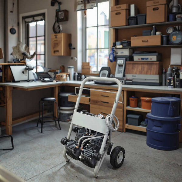 Oil-Free Air Pump Manufacturer - Industrial Grade Small High-Pressure Silent for Real Stone Paint Spraying DIY