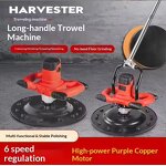 Troweling Machine Manufacturer - Extension Rod Electric High Efficiency Straight Handle for Concrete Polishing Road Wall