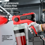 Airless Spraying Machine Manufacturer - New 21V Electric Lithium Battery High-voltage Handheld Customizable Spray Gun
