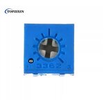 Cermet Trimmer Potentiometer Manufacturer - 3296W-50R 50 Ohm Multi-Turn Sealed for Industrial Control & Automotive PCB