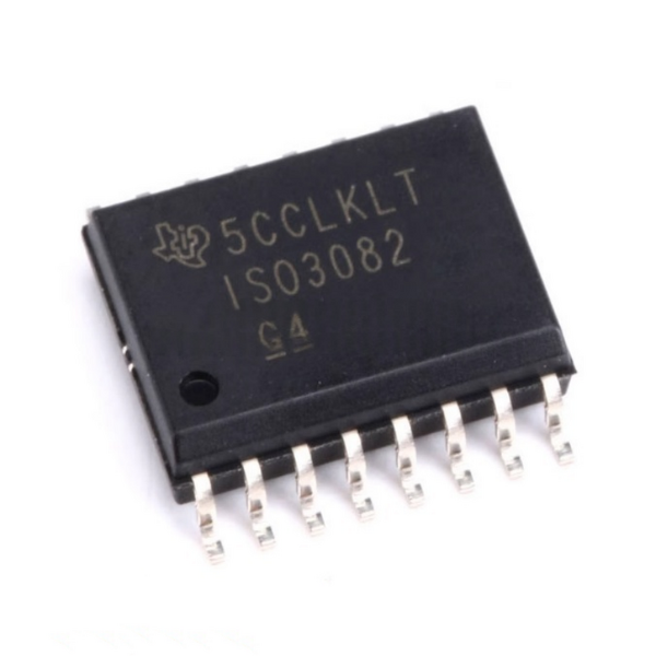Isolated RS-485 Transceiver IC Manufacturer - TI ISO3082DWR SOIC-16 50Mbps Half-Duplex for Industrial Automation Motor Control Board-mounted