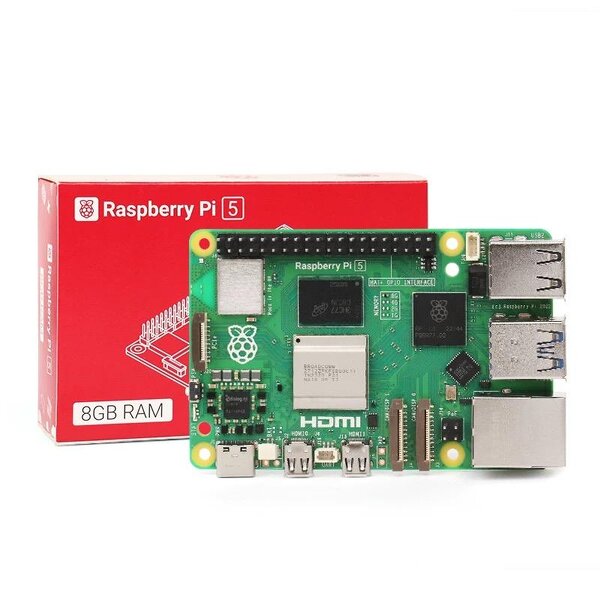 Raspberry Pi 5 Model B Manufacturer - 8GB 4GB 2GB RAM Single Board Computer with Power Supply & Cooling Fan for Industrial Consumer Electronics
