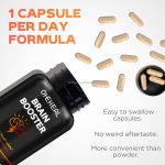 Vitamins Nootropic Brain Booster Supply Capsules Caffeine-Free Memory Focus Supplements Brain Booster Capsules