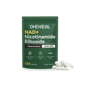 NAD Resveratrol Supplement 2000MG Liposomal Nicotinamide Riboside Resveratrol Anti-Aging & Energy Focus for Women & Men Capsule
